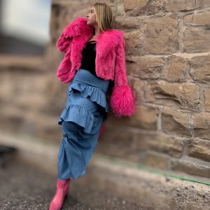 Morris Kaye Rabbit Lamb Jacket